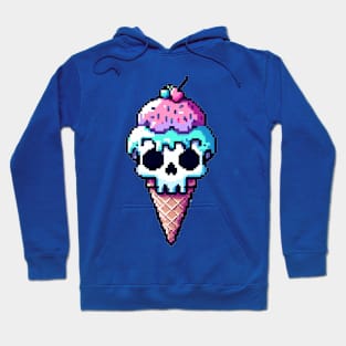 Pop Ice Skull Pixel Hoodie